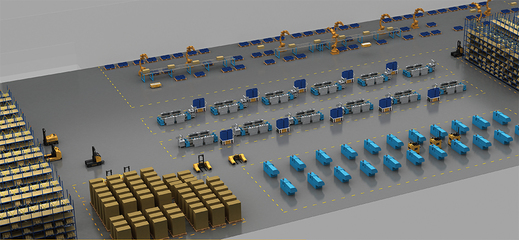 智能物流倉(cāng)儲(chǔ)設(shè)備 驅(qū)動(dòng)智能工廠發(fā)展的核心引擎